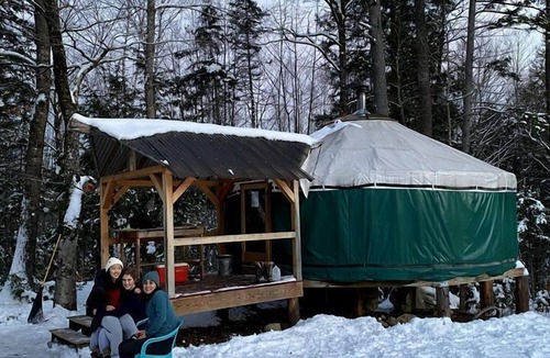 Chatham RV Rental | Cozy Yurt in the Peaceful Woods in Chatham, NH