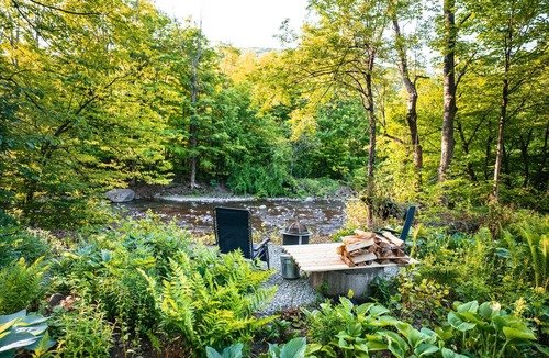 Lanesville House | Creekside Catskills Retreat with Sauna & Gardens