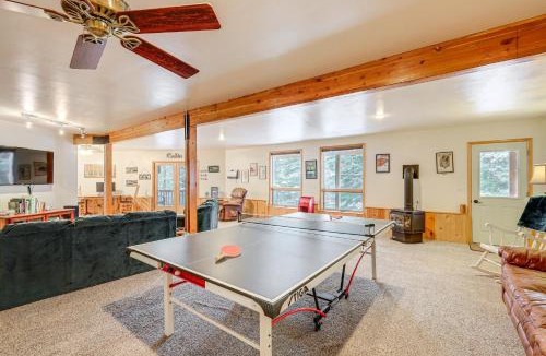 Cascade House | Deck + Game Room: Secluded Cabin Near Lake Cascade