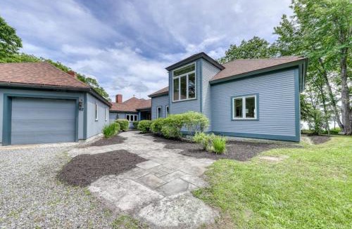 Isle of Springs House | Delightful oceanfront home with amazing views, wrap-around deck & two fireplaces