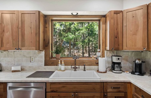 Londonderry House | Derry Woods Cabin: Views | Deck | Lowell Lake