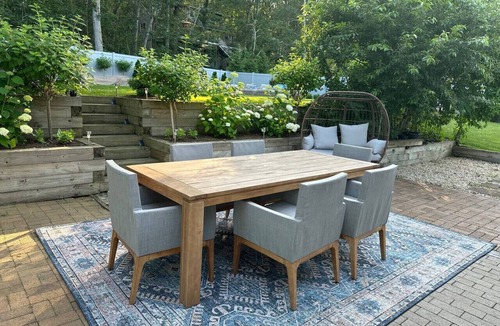 Noyack House | Designer Sag Harbor Home w/Pool + Fire Pit + Yard