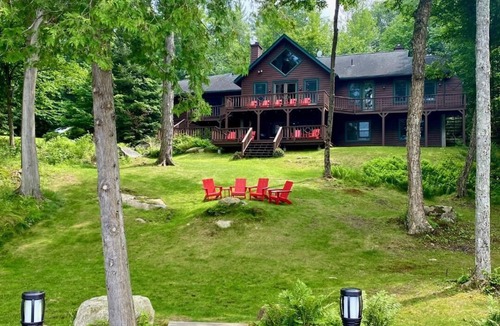 Saranac Lake House | Diamond Dock Camp on Lake Oseetah: pet friendly, sleeps 10, 2 docks, AC!