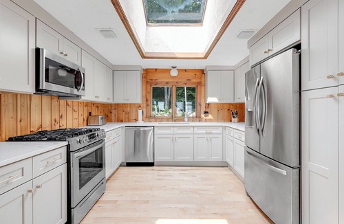 South Casco House | Direct on Sebago Lake Waterfront - Sandy Beach, Dock, Mooring - 3Bed/2Bath +more