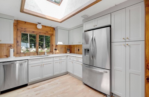 South Casco House | Direct on Sebago Lake Waterfront - Sandy Beach, Dock, Mooring - 3Bed/2Bath +more