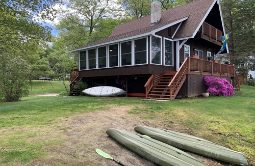 Sturbridge House | Direct waterfront Lake House, stunning views Sleeps 8 on a private PENINSULA!