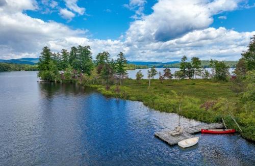 Center Lovell House | Dock & Beach Access! Waterfront Home on Kezar Lake