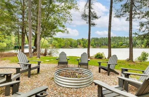 Lyman House | Dock & Game Room: New Waterfront Home in Lyman!