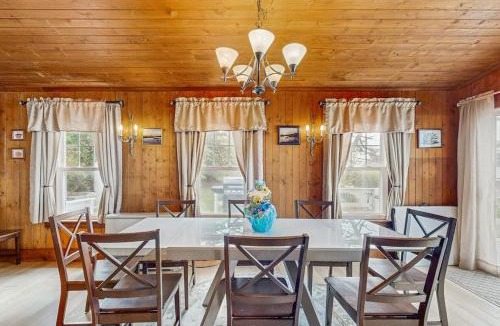 East Boothbay House | Dog-friendly, bayfront home - gorgeous ocean views, private balcony & fireplace