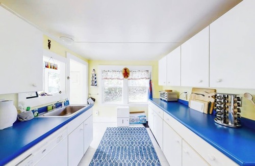 Boothbay Harbor House | Dog-friendly Fisher Hill home with patio and wood stove - walk to the harbor