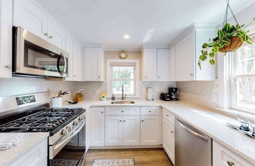 Cotuit House | Dog-friendly house in a quiet neighborhood with furnished porch & washer/dryer