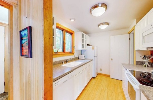 Southwest Harbor House | Dog-friendly ocean-view home with grill, wood stove, deck, washer/dryer, & AC