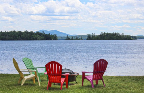 Moultonborough Cottage | Dog-friendly waterfront cottage with private dock, community beach, grill, W/D