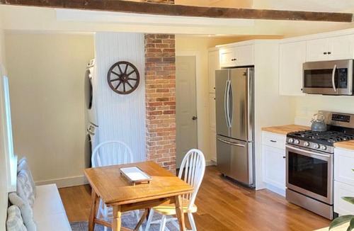 Kennebunk House | Duplex Farmhouse Rental Walk to Downtown