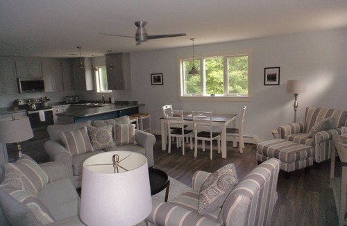 Sunday River Area Apartment | Eight minutes to Sunday River! Two bdrm apartment. Ski, hike, bike & relax.
