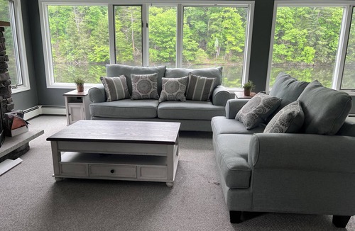 Mount Marion House | Escape to a stunning two-story home nestled on serene Esopus Creek in Saugerties