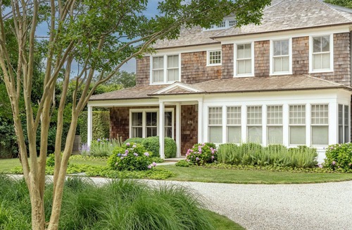 East Hampton North House | Escape to this traditional new construction home on the fringe of the.