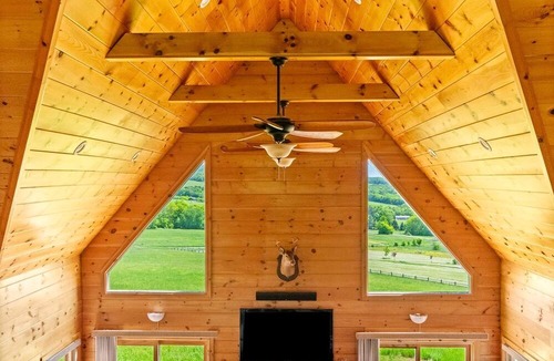 Stamford House | Expansive Getaway Designed for Gatherings with Game Room & Scenic Decks in Stamford, New York