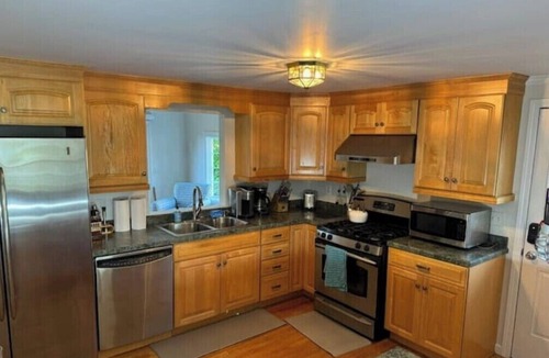 Morgan Point House | Experience coastal living! This home features water views on every level.