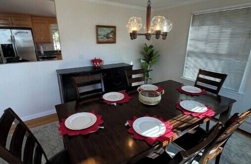 Morgan Point House | Experience coastal living! This home features water views on every level.