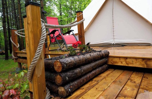 Frontenac Cabin | Experience Glamorous Camping in the Woods at Hillcrest