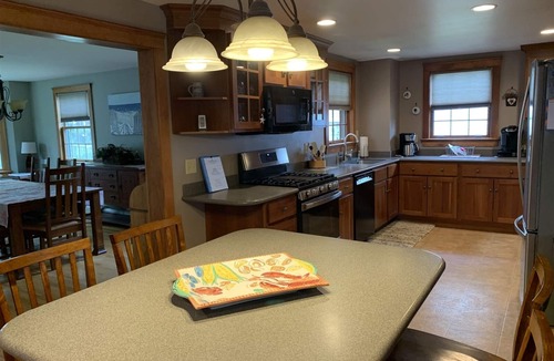 Camp Ellis House | Experience spacious comfort at Open Hearth, a 5-bedroom retreat in Ferry Beach, Saco, ME.