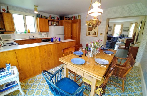 Tisbury House | Fabulous Makonikey WATER VIEW Victorian with wrap around porch -WALK TO BEACH!