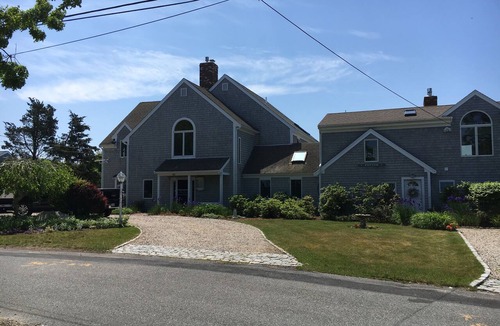 West Yarmouth House | Fabulous water front home with private dock, swimming, beach, fire pit, Hot Tub