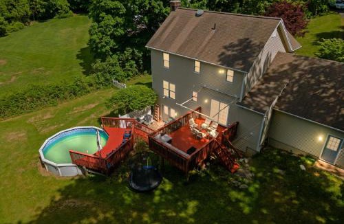 Gaylordsville House | Family Home with Pool & Game Garage