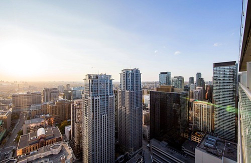 Bay Street Corridor Condo | Family Size junior 2 bedroom condo walk to Sick Kids hospital. Sleeps 6. Pets OK