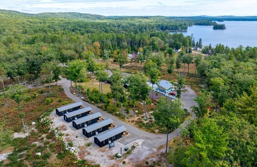 North Sebago Cabin | FINCH - RESORT WITH 12 PROPERTIES. NATURAL POND FOR SWIMMING.