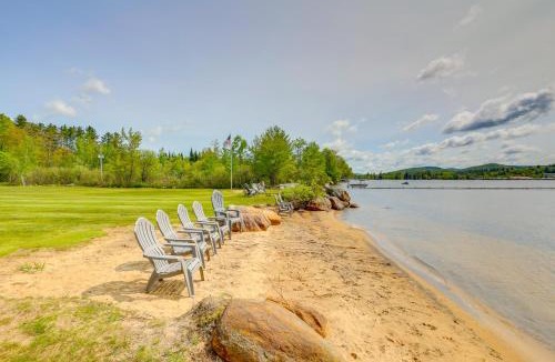 Speculator House | Fire Pit & Beach: Lake Pleasant Home w/Views