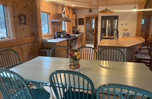 Mount Vernon House | First-year deal! New 4-bedroom post and beam lake house on a semi-private pond.