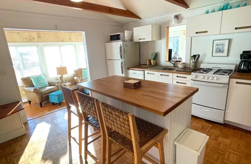 South Dennis Cottage | FollinsView Cottages Family fun, Saltwater pond at your door!