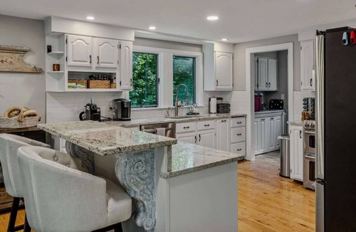 West Hartford House | Fox Crossing House with Large Deck & Fire Pit