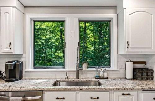 West Hartford House | Fox Crossing House with Large Deck & Fire Pit