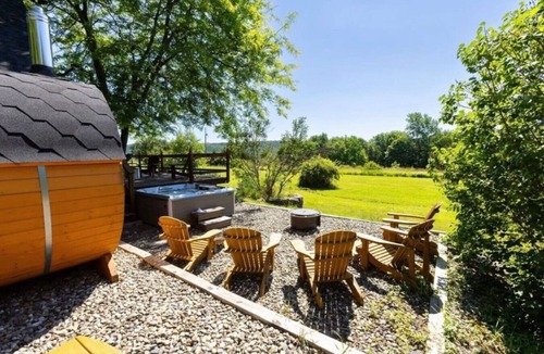 Margaretville Ski Chalet | Fox Meadow Chalet Cozy A-Frame w/Hot Tub & Sauna
