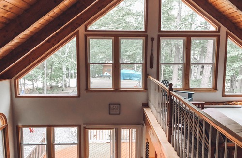 Standish Cottage | Frye Island, Sebago Lake, Maine-Large Open Concept Chalet Sleeps 8+