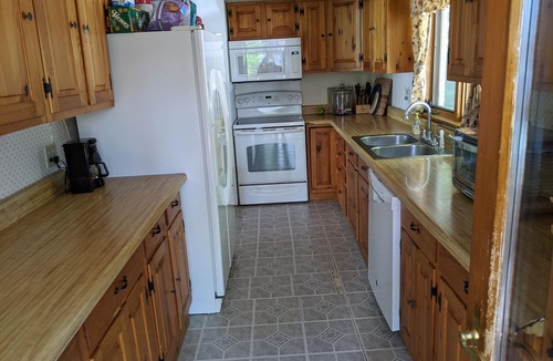 Gilford House | Gilford Waterfront home, private beach & dock, sunsets, Decks, views & more !