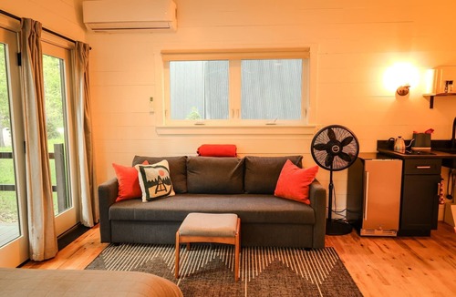 Freeport Cabin | Glamping cabin w/kitchenette & full bath - 17