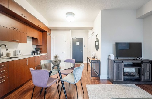 Willowdale Condo | GLOBALSTAY. Modern 1 Bedroom Apt in North York. Free parking