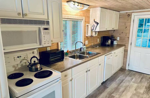 Franklin Cottage | Gorgeous 2-bedroom cottage with AC in charming Webb Pond Eastbrook, Maine!