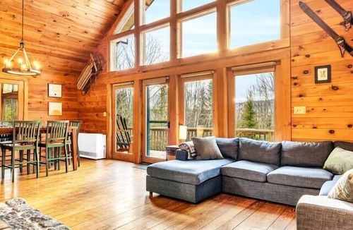 Bethel Ski Chalet | Gorgeous Chalet! VIEWS! Hot Tub! Sleeps 12! Games+