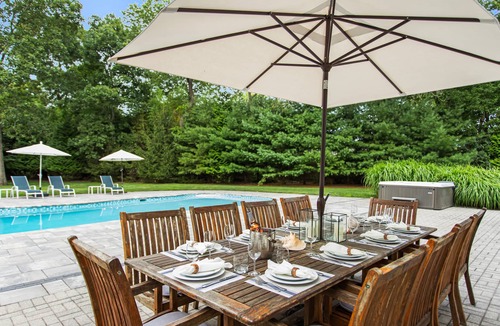 Remsenburg House | Hamptons Resort Estate: Heated Pool, Spa & Private Tennis Court