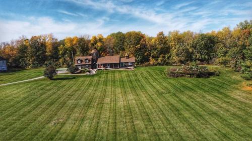 Grand Isle Villa | Hillside Estate - 14 Acre Waterfront Log home on Lake Champlain