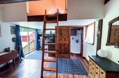 Montgomery Cabin | Historic Cabin with Pool & Fire Pit