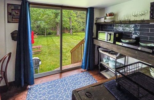 Montgomery Cabin | Historic Cabin with Pool & Fire Pit