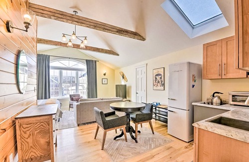 Waterbury Center House | Historic charmer with a hot tub, grill, multiple kitchens, and mountain views