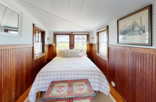 Aquinnah House | Historic, coastal home with water views, screened-in porch, large deck, & grill