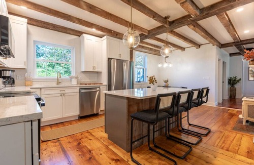 Scarborough House | Historic Maine Retreat near Portland & Beaches